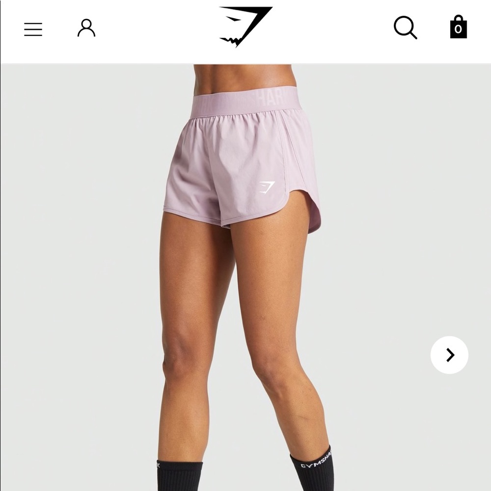 Gymshark loose training shorts- purple